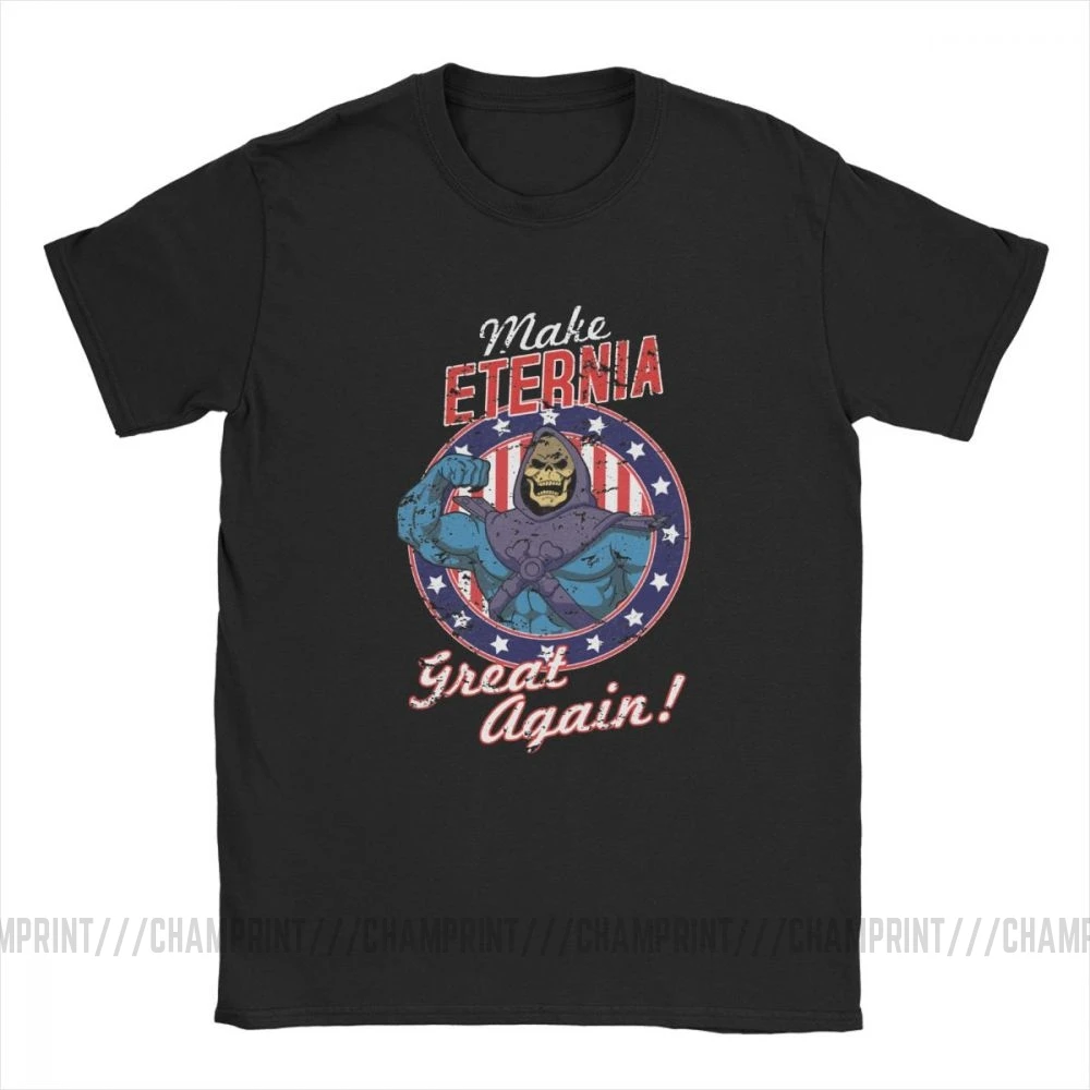 Футболка с рисунком Вселенная He Man и The Major Of Make Eterna Great Again хлопковая футболка