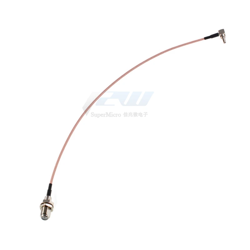 Спиральный Кабельный соединитель RF F К CRC9 мама прямоугольный обжим RG316 спиральный