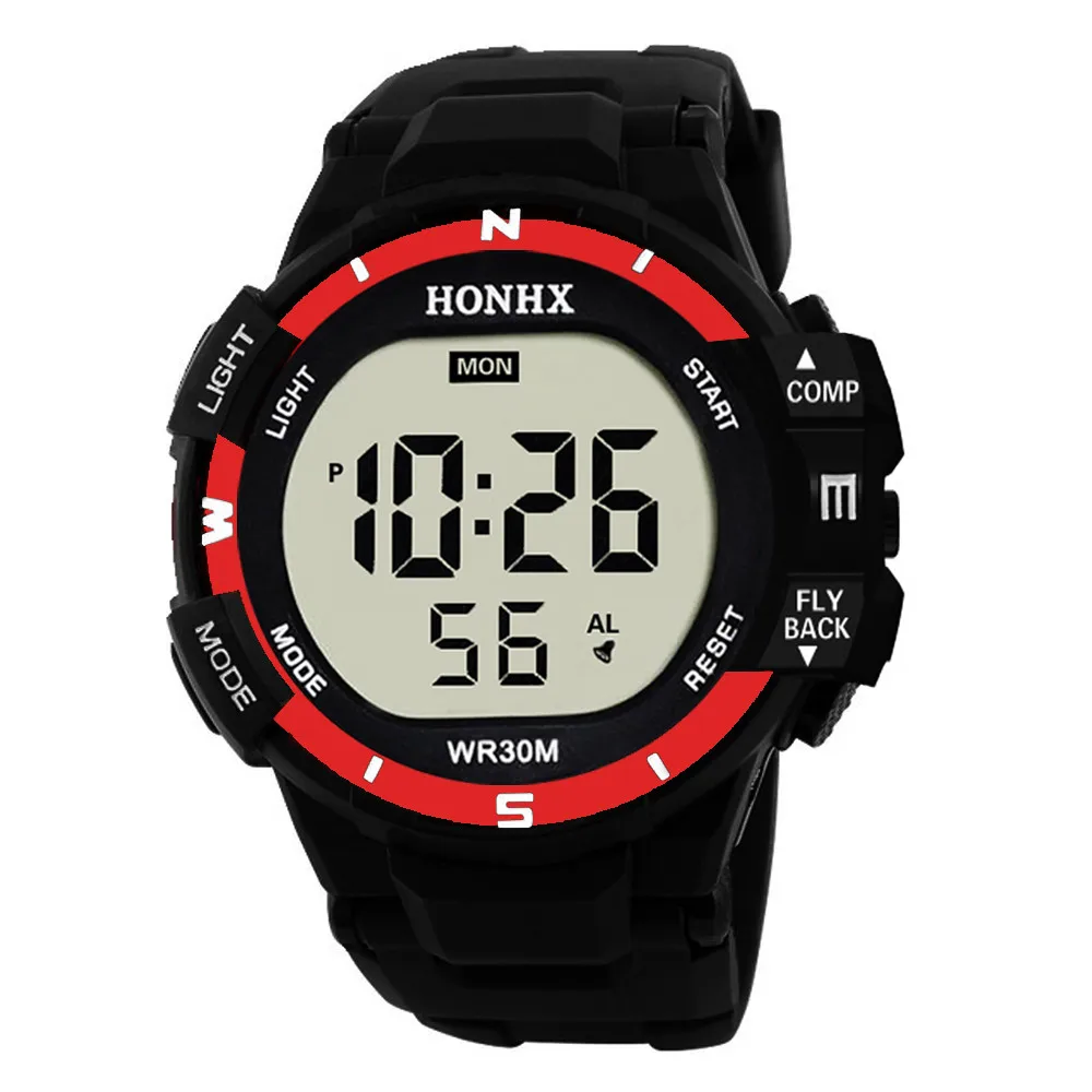 Часы наручные мужские электронные Популярные Роскошные Цифровые Спортивные