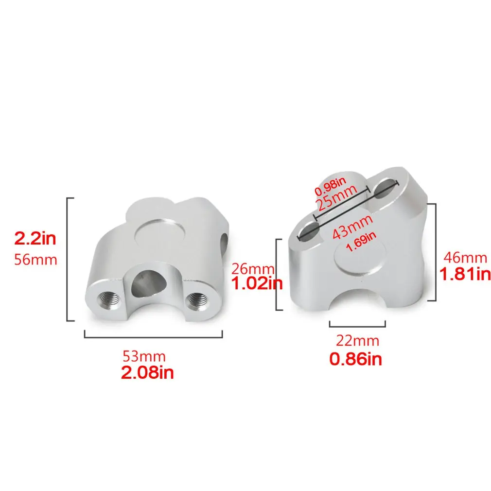 

Motorcycle Accessories Aluminum Alloy Elevated Compression Code Handlebar