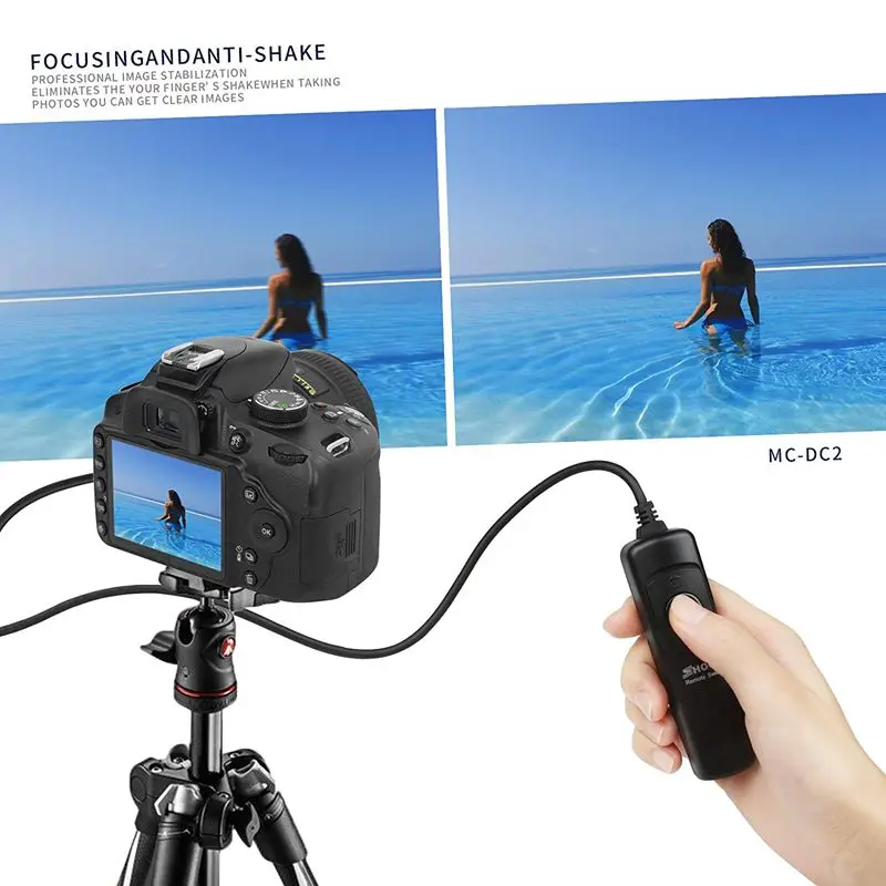 SHOOT MC-DC2 Remote Release for Nikon Cord Shutter Trigger D90 D600 D3200 D3300 D5000 D5100 D5200 D5300 D7000 Digital | Электроника