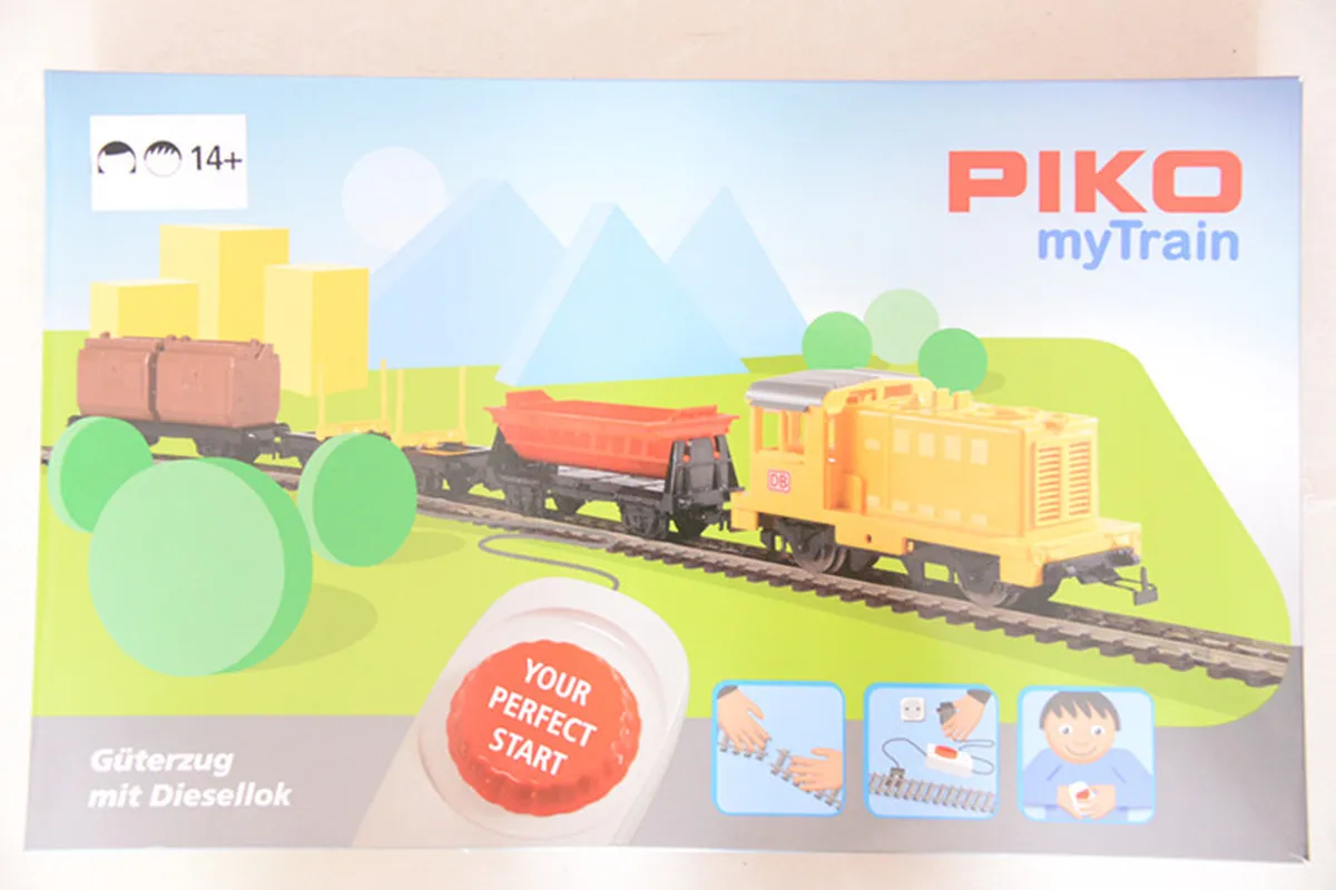 Немецкая модель поезда Основной комплект дизельный автомобиль главный ящик * 3