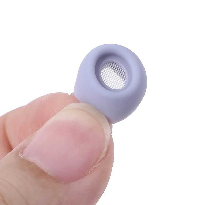 

2021 New Silicone Eartips Eargels Earpads Ear Tips Silicone Bud Compatible for Glaxy Buds Pro with Steel Mesh