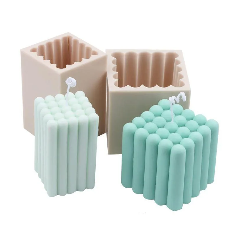 

DIY Silicone Finger Candle Molds 3D Magic Ball Rectangle Square Aromatherapy Gypsum Candle Mold for Candle Making Crafts New