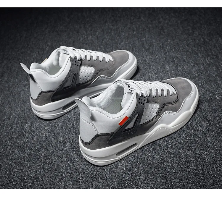 Мужская повседневная обувь с воздушной подушкой; пара модных кроссовок; унисекс; высокая обувь; Zapatos De Hombre; удобная мужская обувь