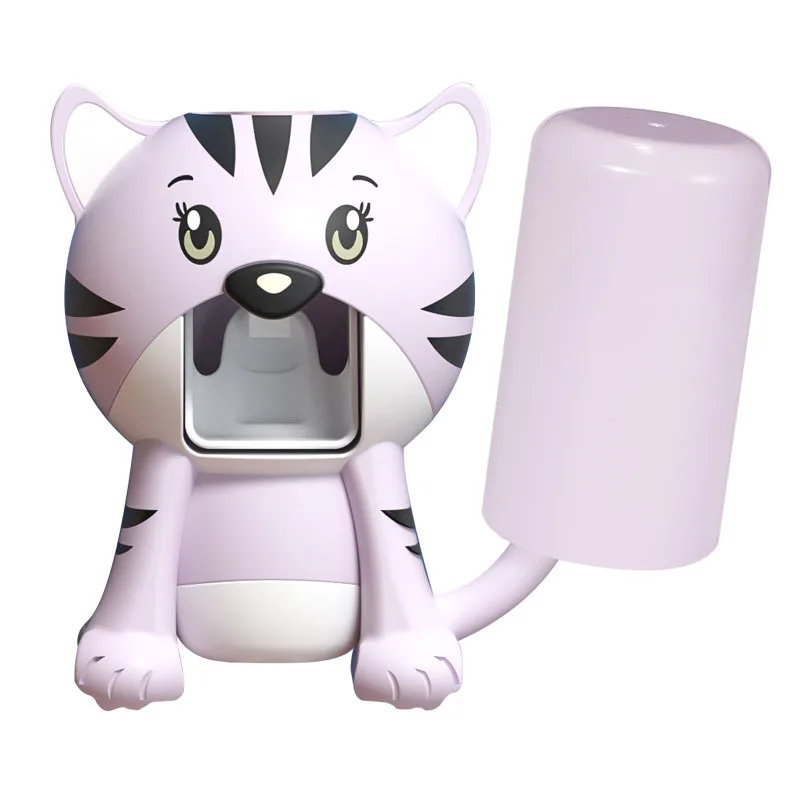 

Automatic Lazy Toothpaste Dispenser Children Toothpaste Squeezer Kids Cartoon Toothbrush Holder Bathroom Accessories