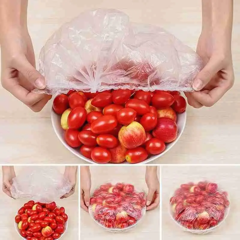 50 шт. одноразовые Эластичные крышки для пищевых продуктов | Дом и сад