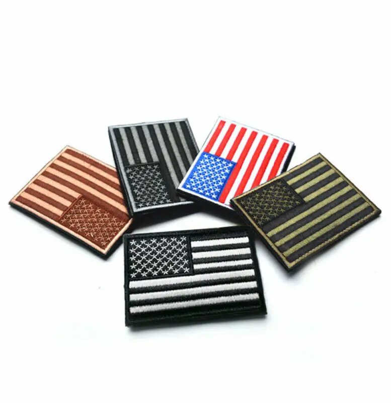 

1pcs American flag embroidery stickers, suitable for armbands, backpacks, hats, clothing, decorations, tactical military patches