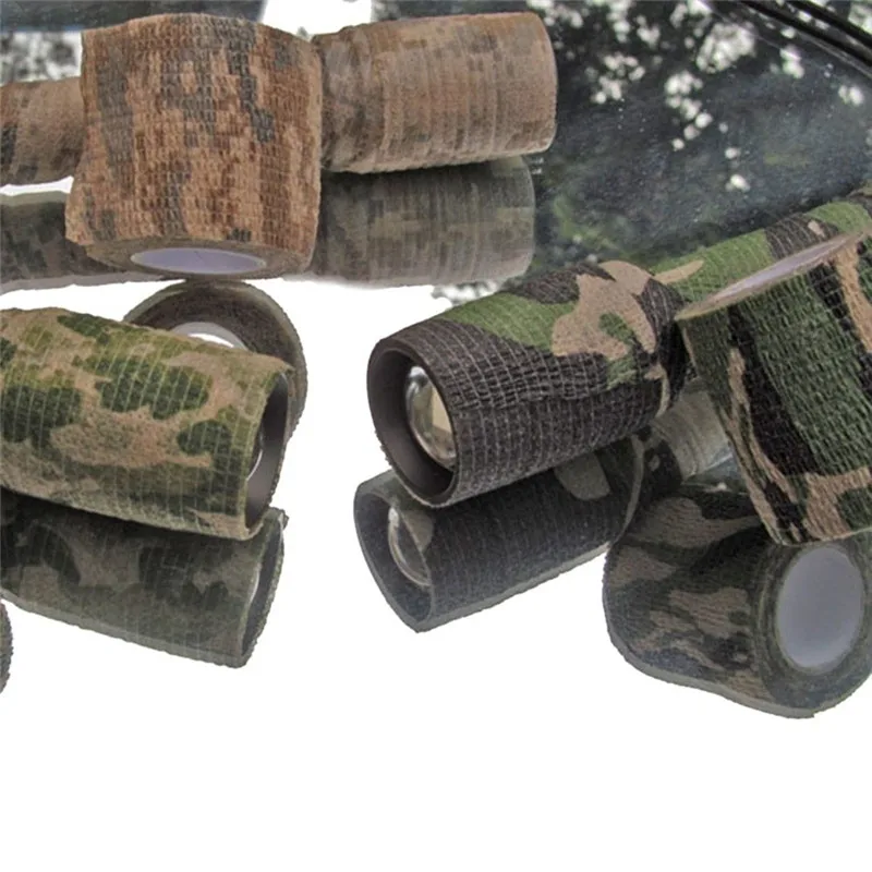 Лента камуфляжная многоразовая из нетканого материала 5x450 см | Спорт и