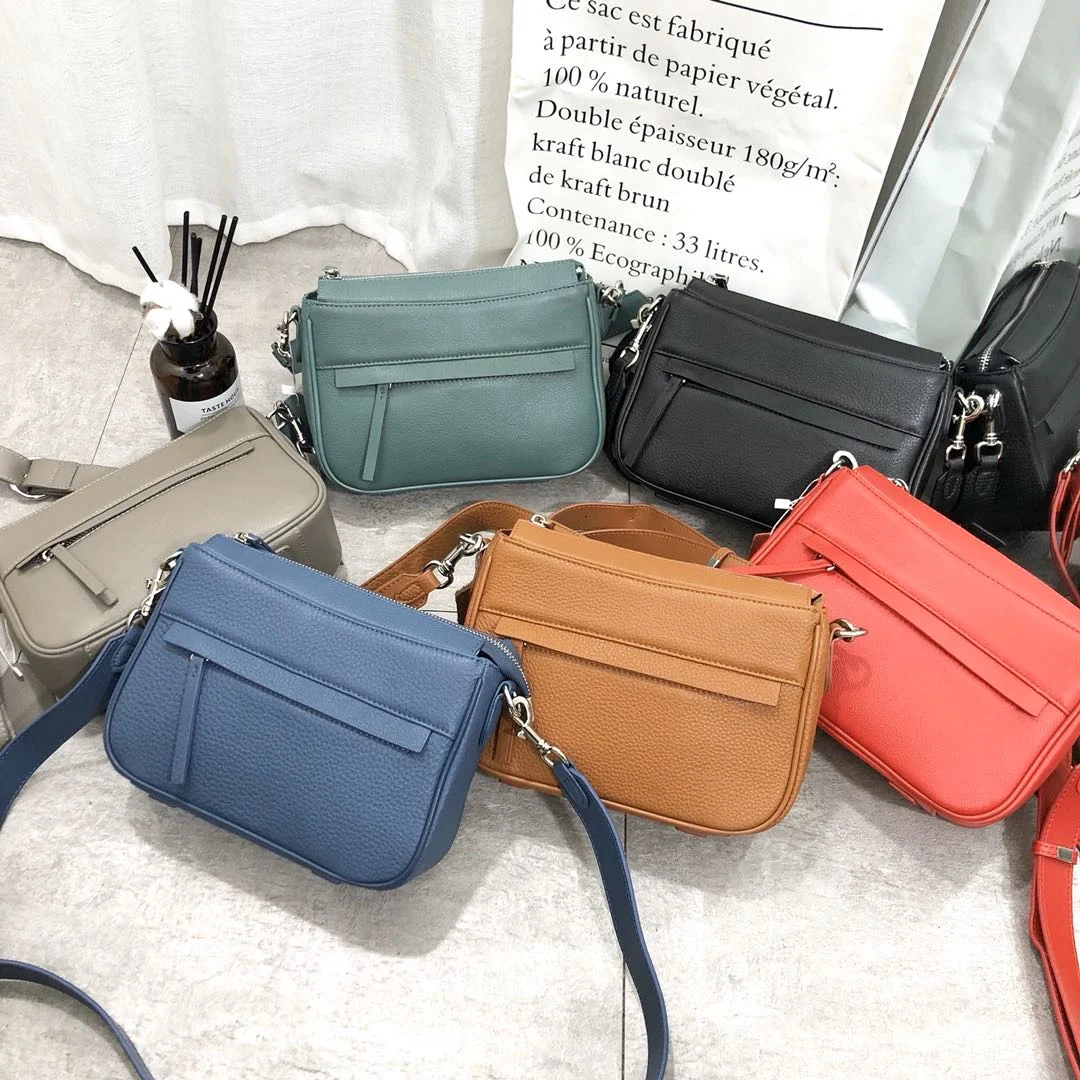 

A minority designer's personalized real leather bag shoulder bag 2021 new large-capacity retro bag cross-body bag