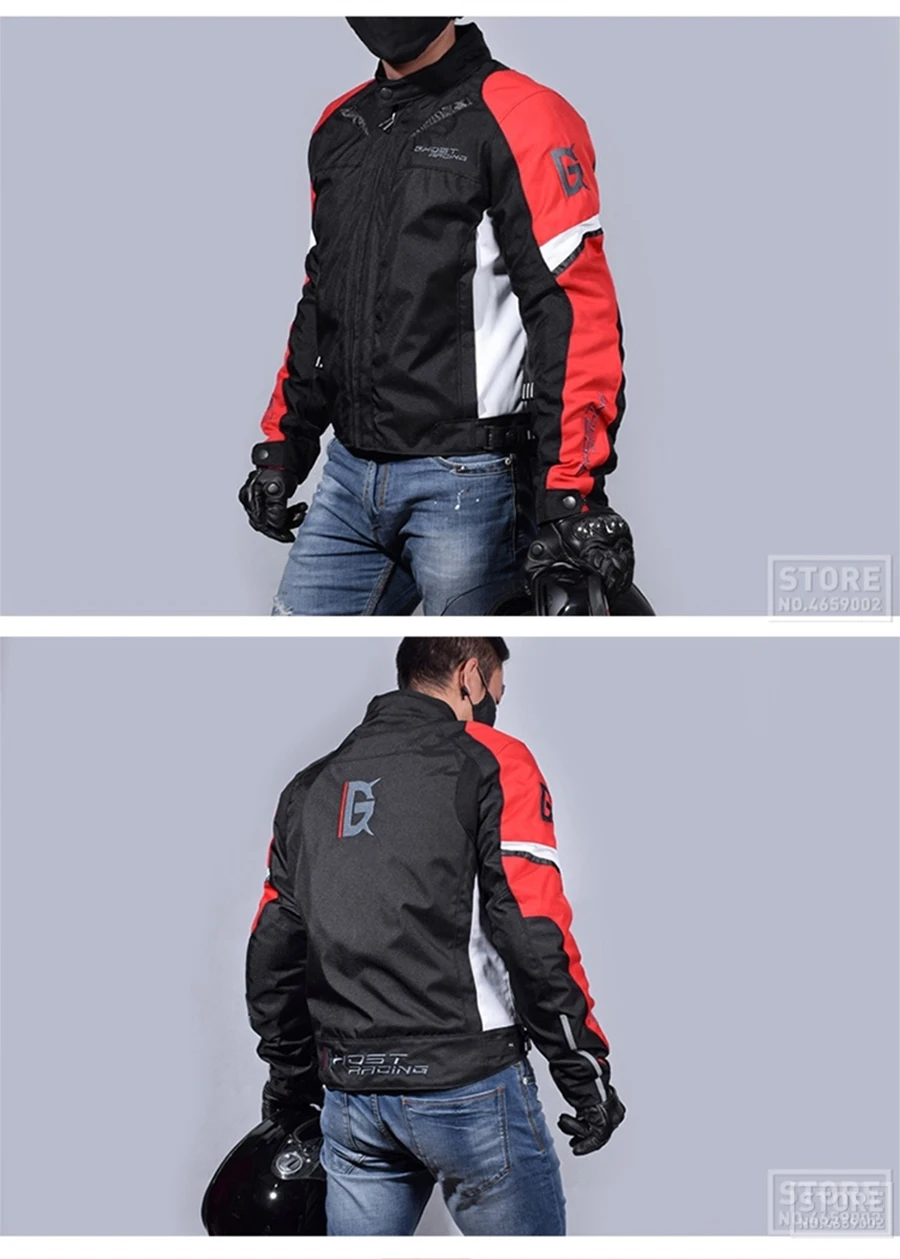 GHOST RACING moto rcycle куртка защитная Экипировка moto rbike мотоциклетная куртка водонепроницаемая ветрозащитная одежда moto rcycle костюмы