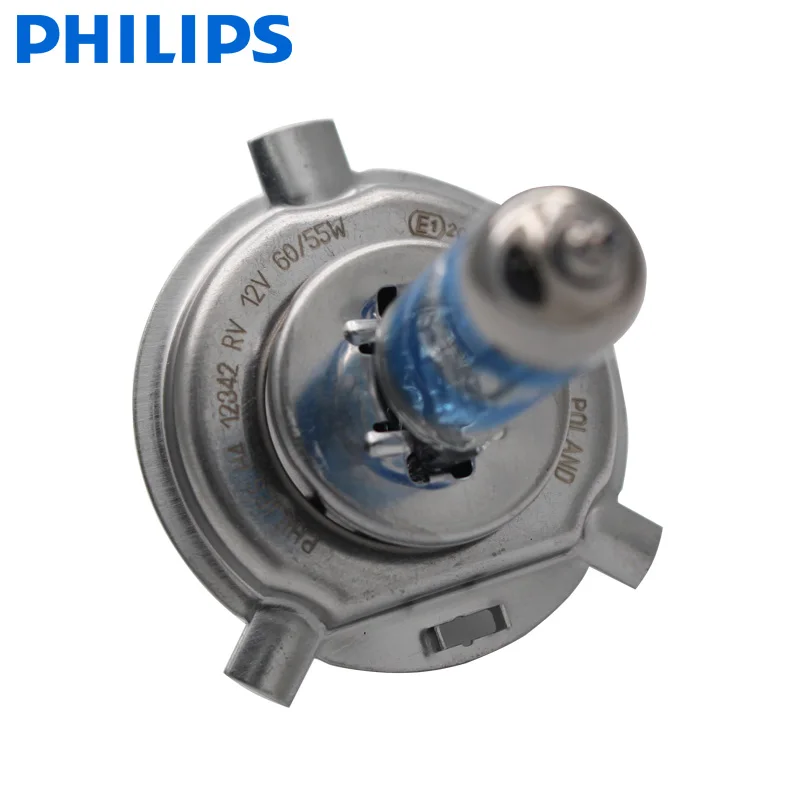 2X Philips H4 9003 HB2 12V гоночный ксеноновый белый светильник галогеновый головной на 150%