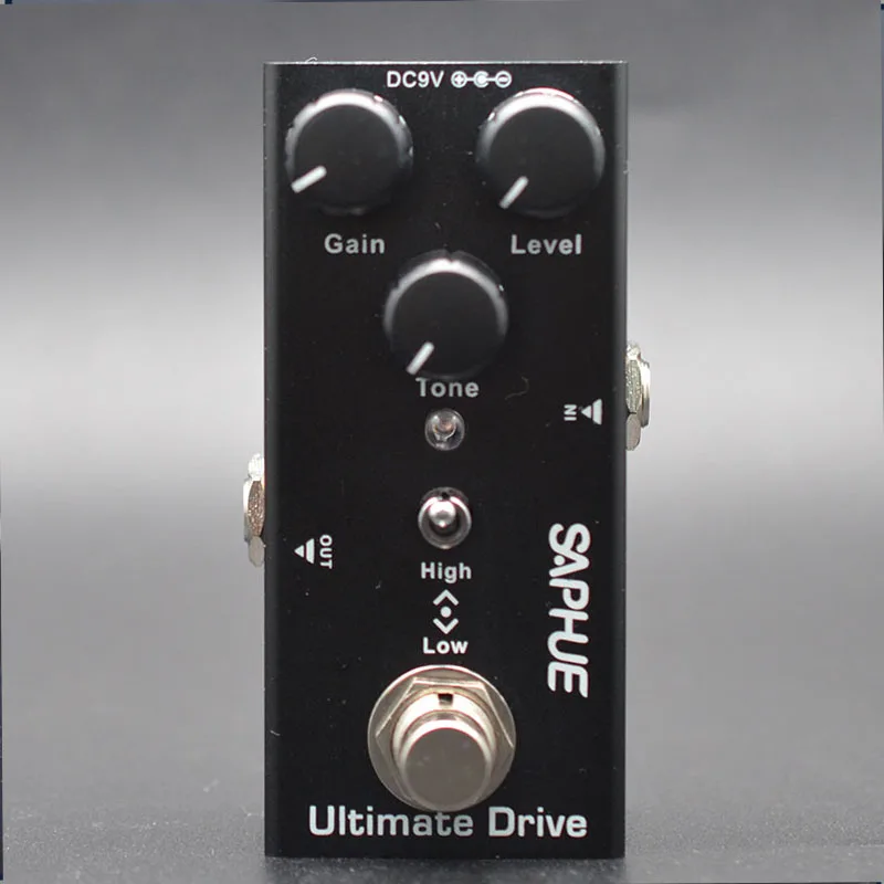 Педаль для электрогитары SAPHUE коэффициент усиления/уровня/тональная ручка