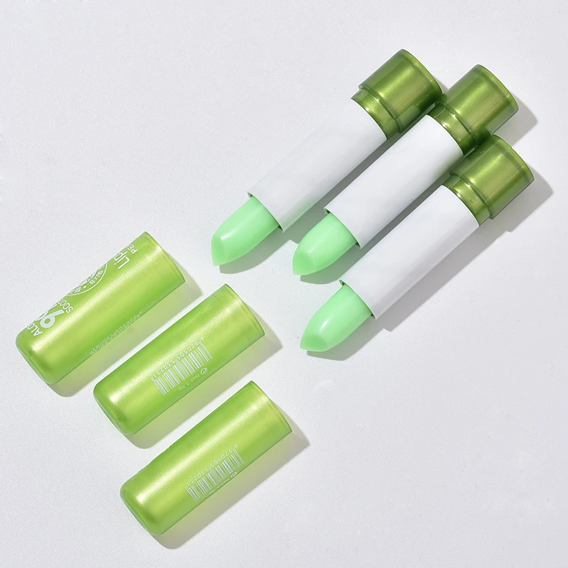 99% Успокаивающая губная помада гель меняющий цвет бальзам для губ стойкий