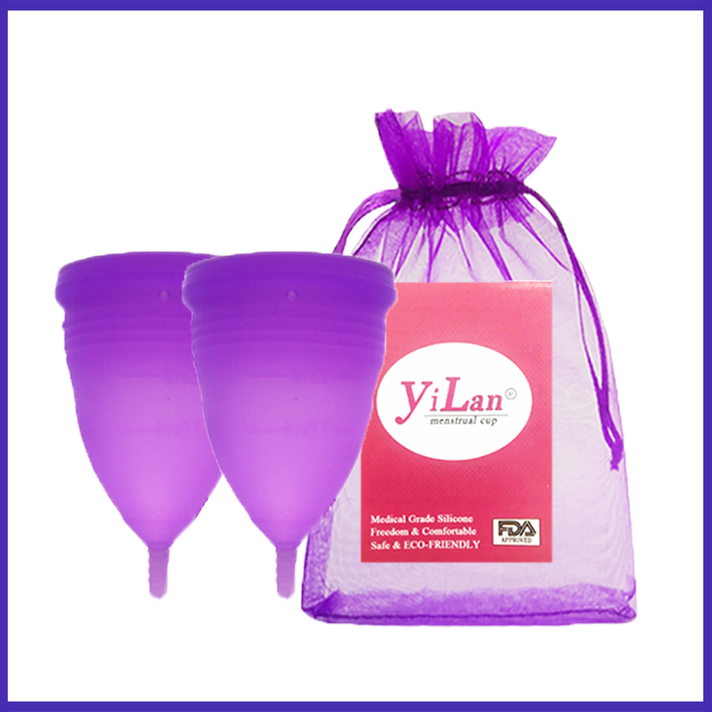 

Medical Silicone Woman Copa Menstrual Female Environmental Protection And Hygiene Reusable Menstrual Collector & Hot Selling Cup