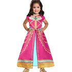 Платье принцессы жасмин для девочек-подростков, Аладдин, рождественские детские платья с розой, костюм для коронации вечерние детская одежда для косплея