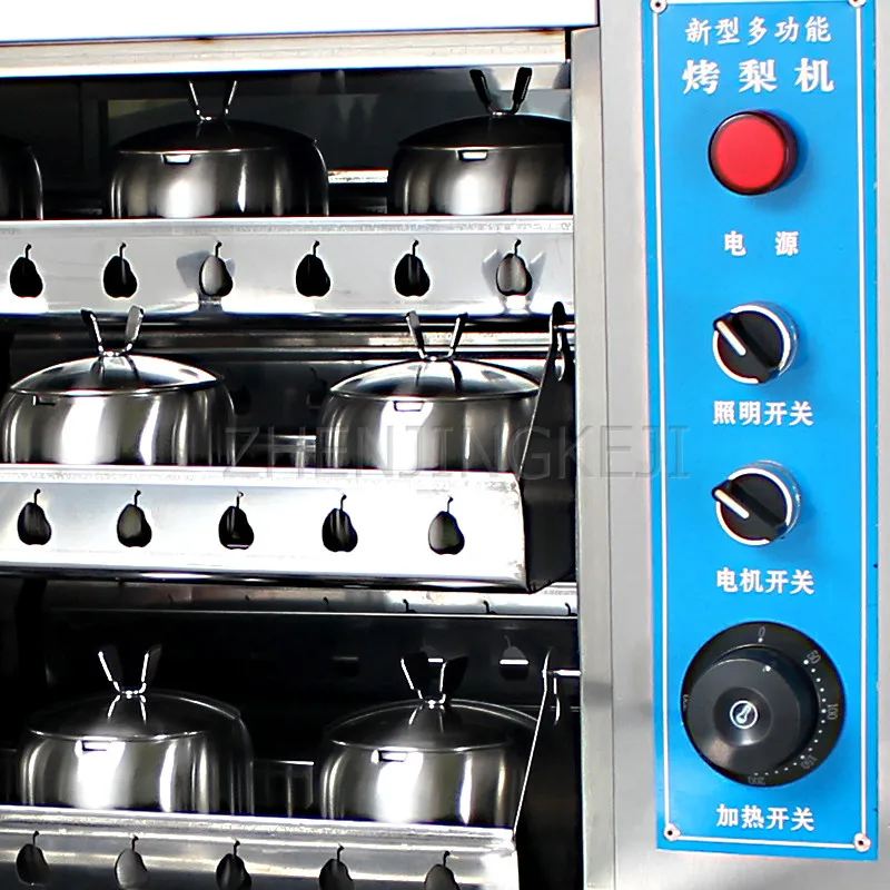 

Commercial Roasting Pear Machine Automatic Desktop Electric , Roast Sweet Potato, Corn, Gas Oven, One Machine, Multi-Purpos