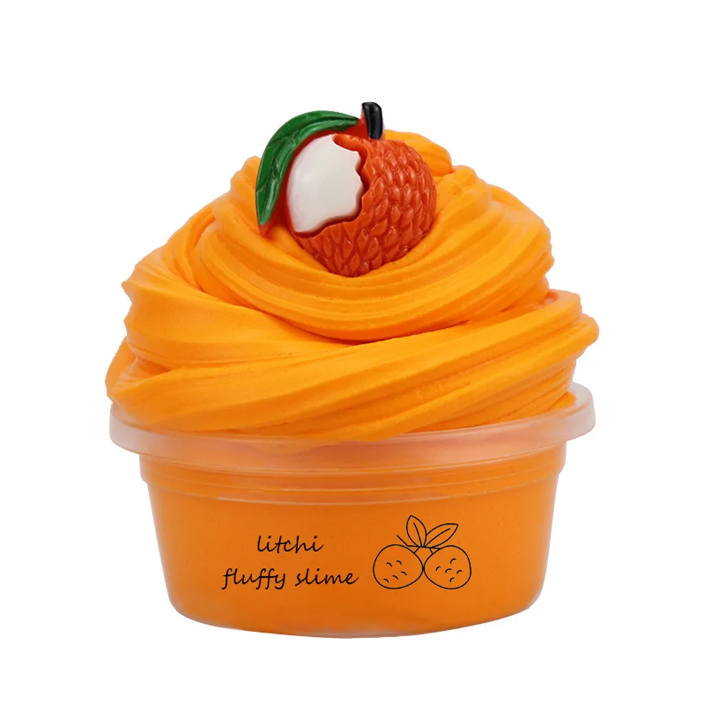 DIY Поставки слаймов набор для фруктов облако Slime ароматерапия Давление детей