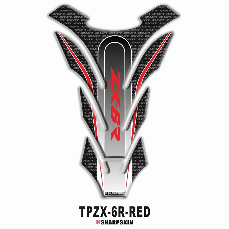 

Motorcycle 3D fuel tank pad sticker protective decorative decal FOR KAWASAKI ZX-6R Tank Pad decal zx 6r zx6r