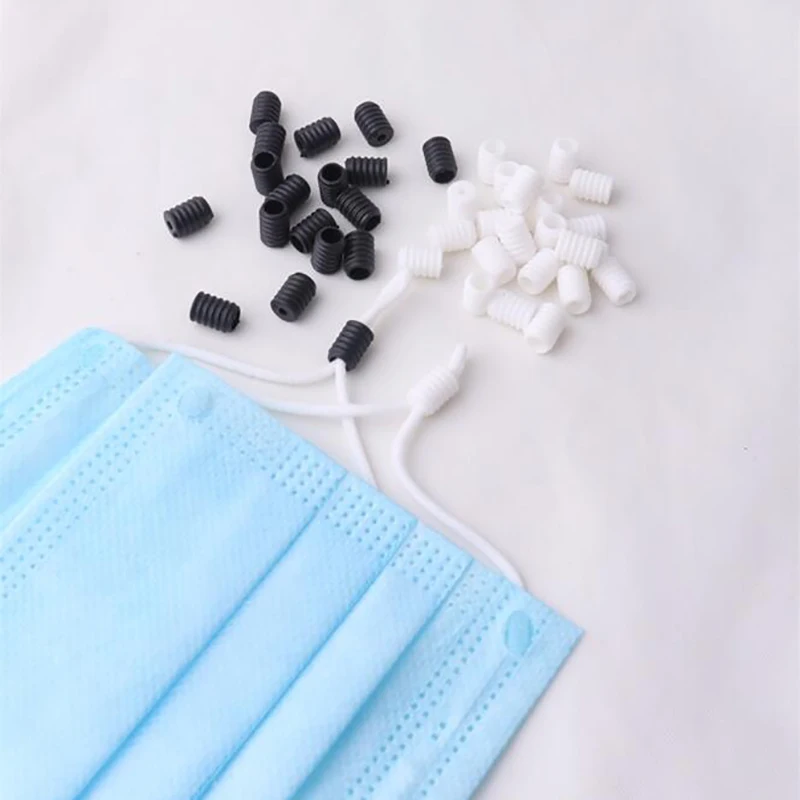 

50/100 шт. пластиковый фиксатор для шнура фиксатор для зажима для шнура эластичная маска для регулировки шнура эластичная пряжка