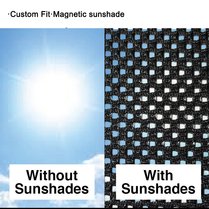 2Pcs Magnetic Car Front Side Window Sunshade Sun Shade Curtain Cover For Skoda Octavia Fabia Superb Spaceback Yeti Kodiaq KAROQ |