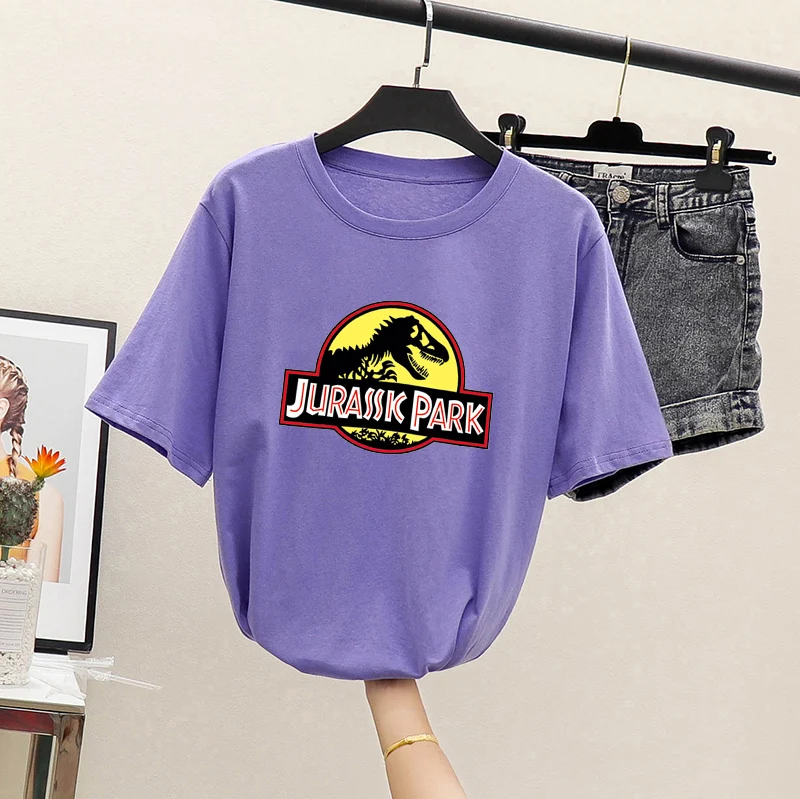 Новая Корейская версия свободной футболки с короткими рукавами для летней