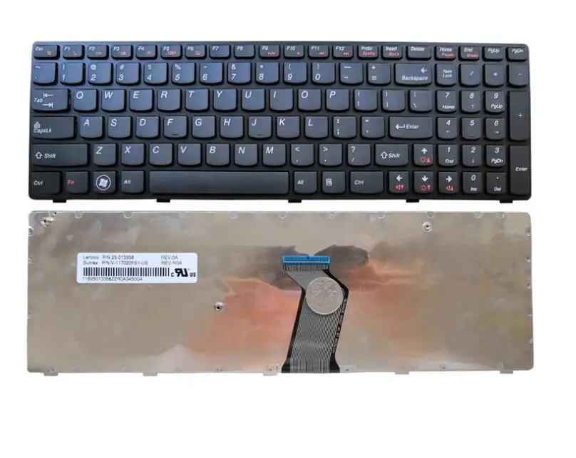 Новая клавиатура для Lenovo IdeaPad Z570 Z575 V570 V585 V580C US макет|Клавиатуры замены| |