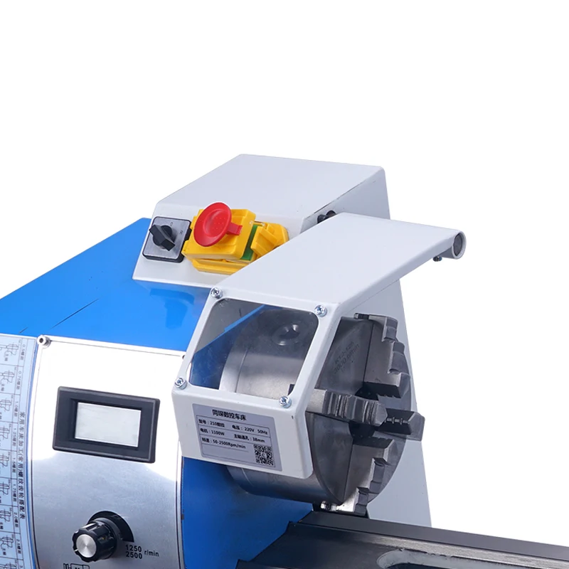 Мини-токарный станок 210 токарный с ЧПУ цельномедный двигатель фрезерный