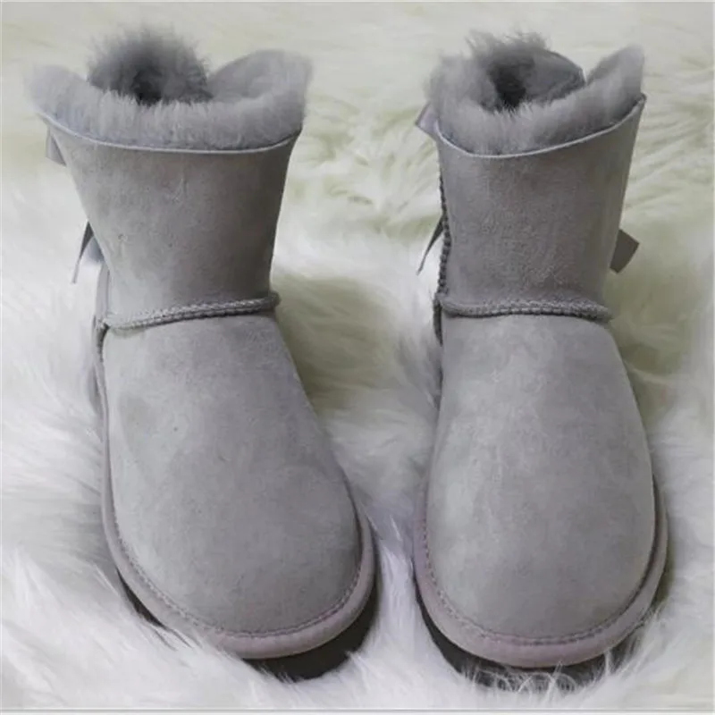 Женские зимние ботинки из натуральной овечьей кожи с натуральным мехом | Обувь