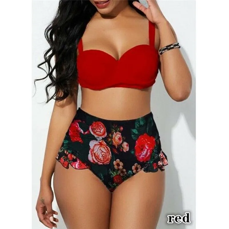 

Fashion Womens Bikini Set Push Up Padded Bra Swimwear Swimsuit Bathing Beachwear Women's Swimming Suit Swimsuits Of Large Sizes
