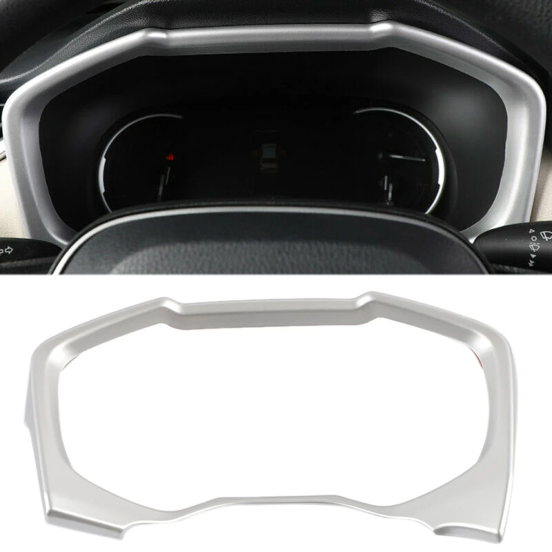 Декоративная рамка для приборной панели из АБС пластика серебристого хром