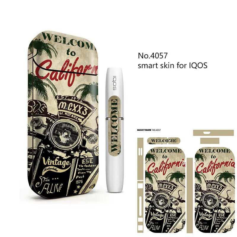 Волшебная Акула 2.5D стерео автомобиль мотоцикл пленка наклейка s для IQOS 2 4 Plus чехол
