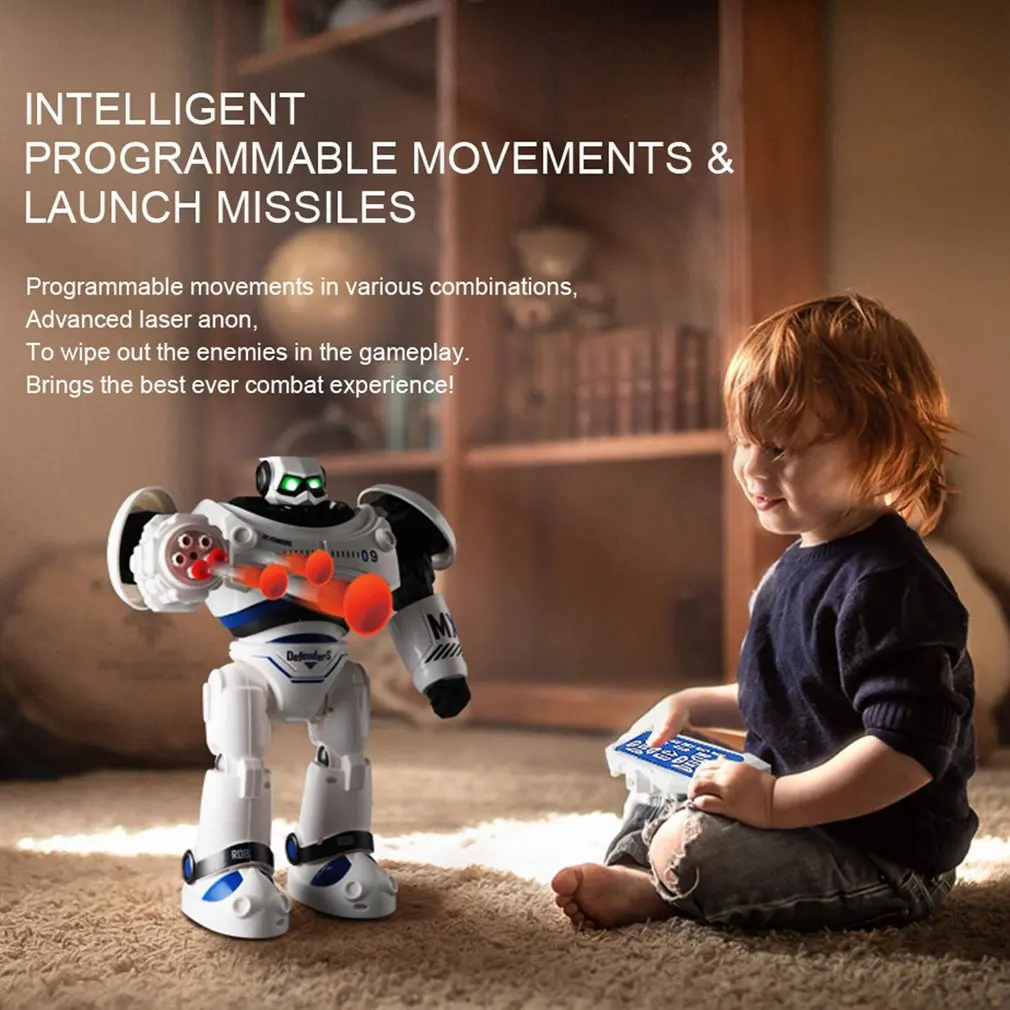 Радиоуправляемый робот R1 программируемые ходячие танцевальные боевые защитники