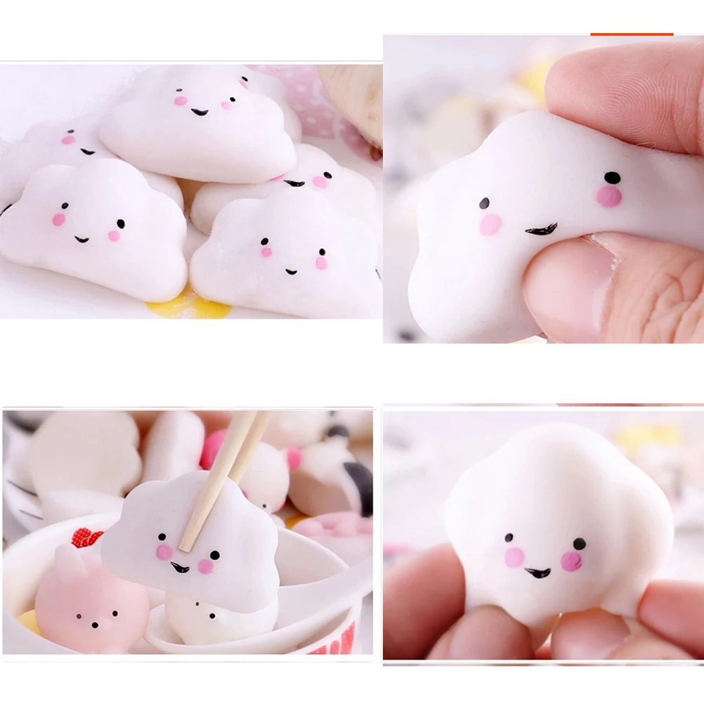 

Kawaii Squishy Mini маленькое Облако Мягкая фотография медленно Восстанавливающий форму хлеб торт детская игрушка хобби подарок исцеляющая игрушк...