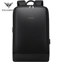 Luxury brand Slim Laptop Backpack Men 15 6 inch Office Work Men Backpack Business Bag Unisex Black Ultralight Backpack Thin Back