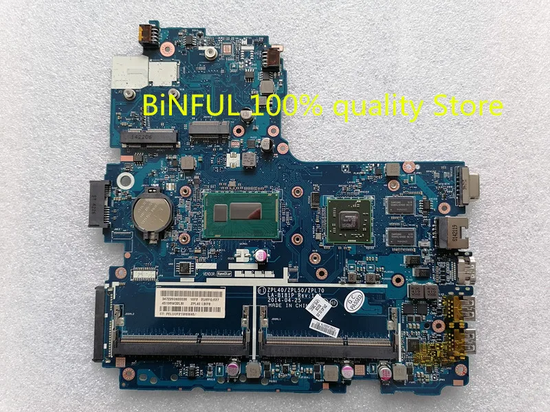 Материнская плата для ноутбука HP Probook 450 470 G2 768073 601 LA B181P I5 4310U 2 ГБ 100% полностью