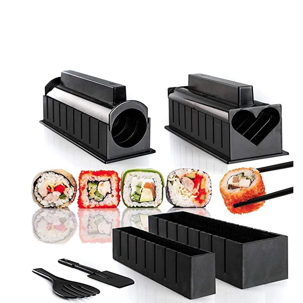 

1 Set Multifunctional Mould Making Sushi Tools DIY Sushi Maker Kit Roll Sushi Maker Rice Roll Mold Kitchen Sushi Tools