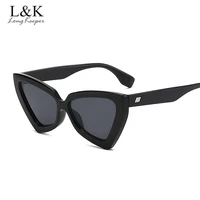 sexy cat eye sunglasses women brand designer mirror black irregular sun glasses female oculos de sol feminino uv protection