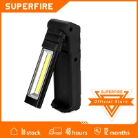 supfire g15s usb rechargeable cob work light portable led flashlight adjustable waterproof camping lantern magnet design torch