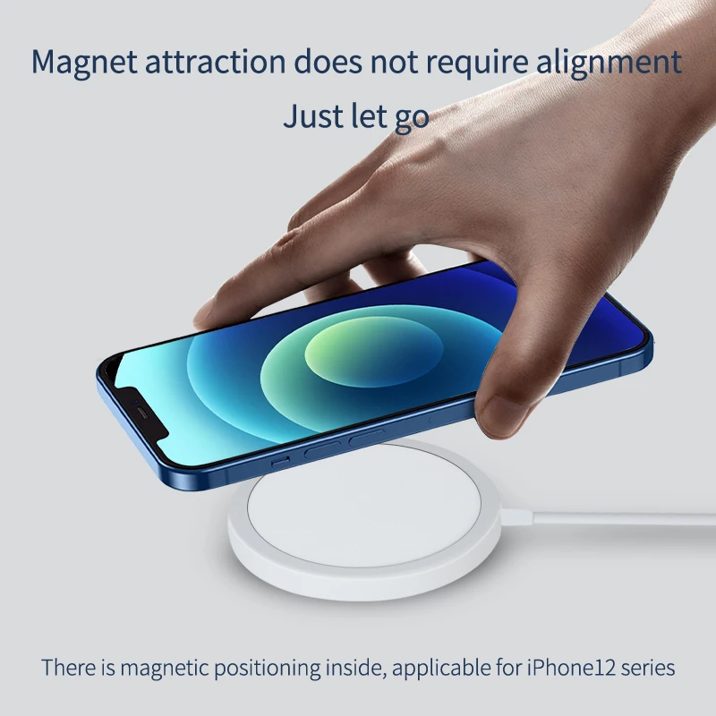

Зарядная станция для iPhone 13 12 11 Pro Max 15 Вт, магнитное Беспроводное зарядное устройство, миниатюрная быстрая зарядка, роскошные аксессуары