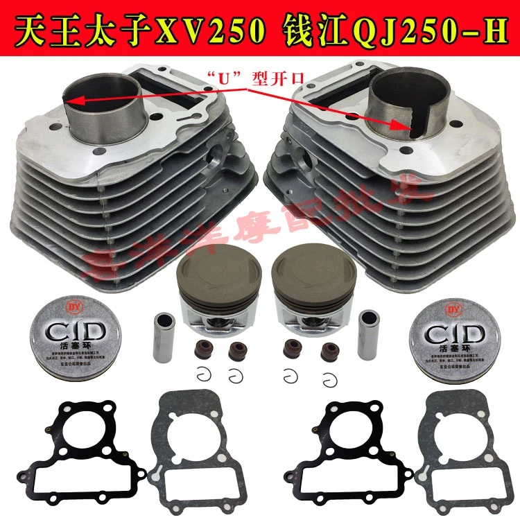 

2V49FMM Motorcycle Cylinder Kit for Yamaha XV250 V250 QJ250-H Keeway Cruiser