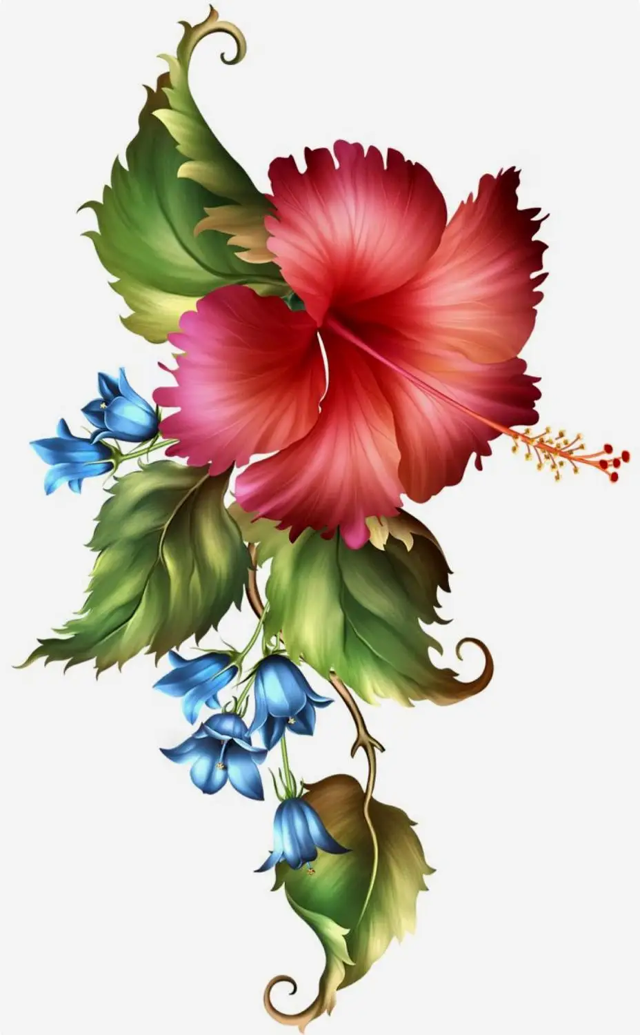 Прозрачные силиконовые штампы с изображением листьев и алфавита для