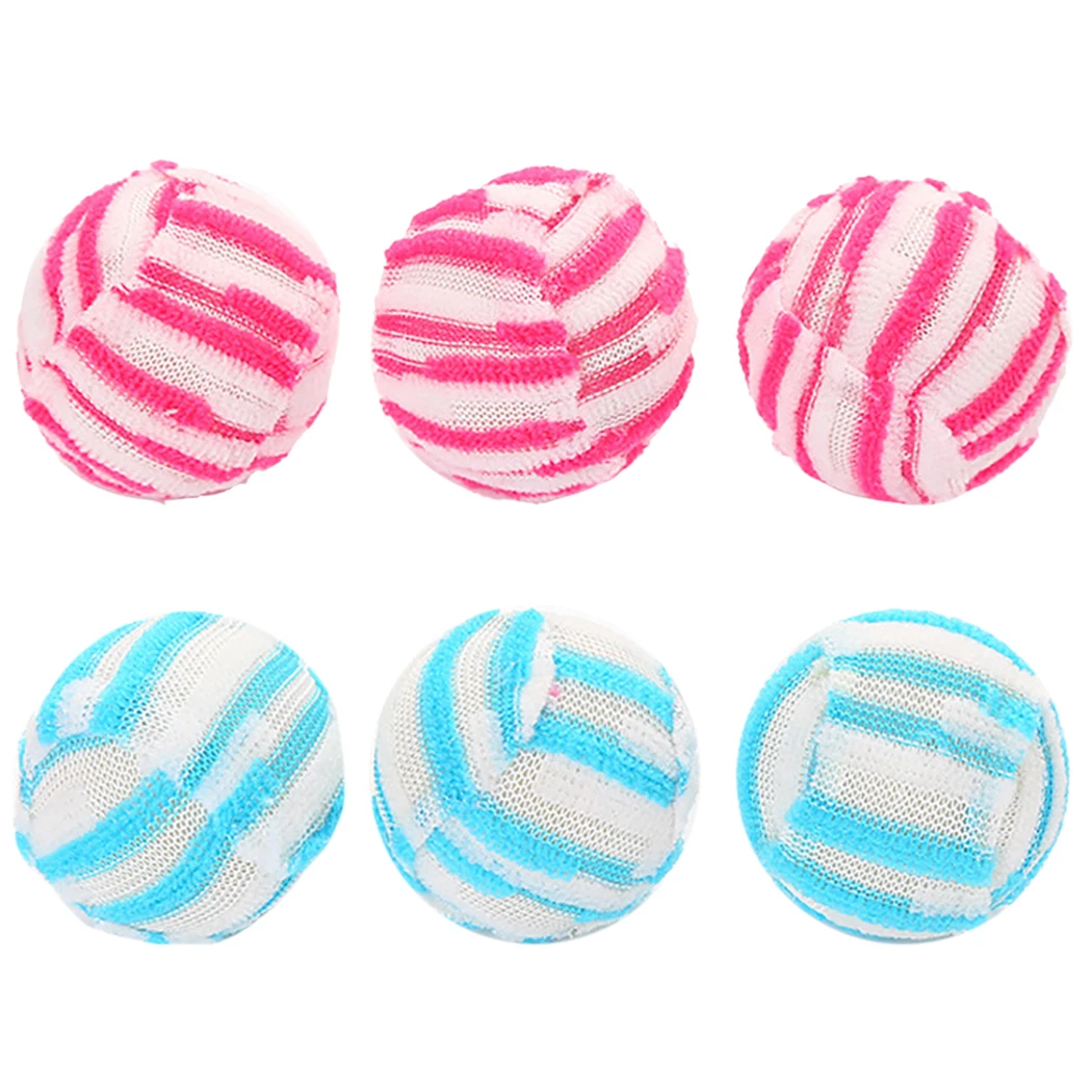 6 шт. симпатичный мяч для кошек креативный Забавный упражнений игрушка