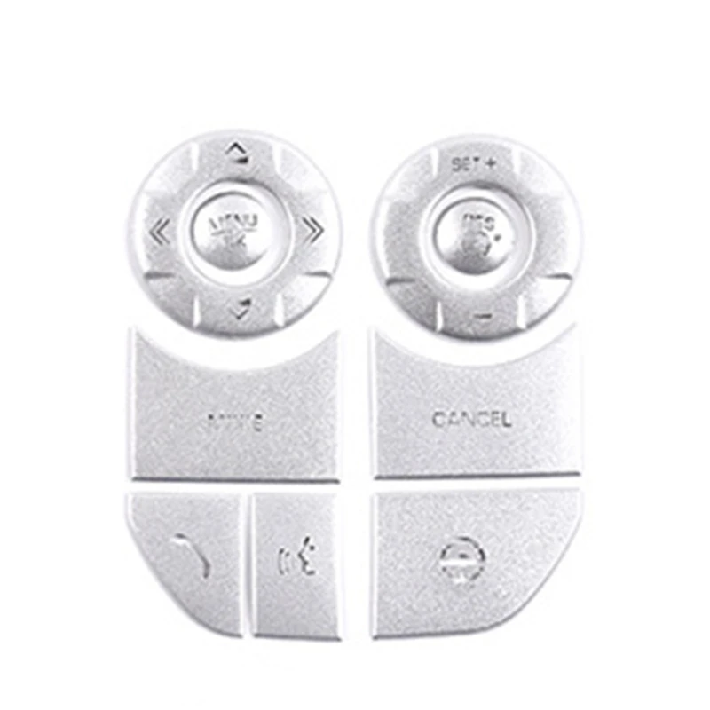 

Car Steering Wheel Button Patch Trim Frame Cover for Land Rover Discovery 5 Range Rover Sport