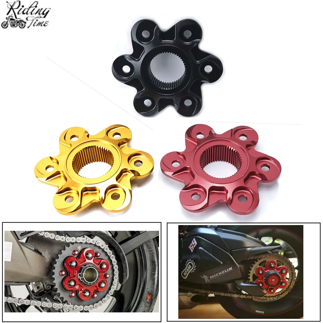 Задняя звездочка для мотоцикла Ducati Panigale 1299 1299S Multistrada 1200 1200S 1260 Diavel X Diavel|Накладки и
