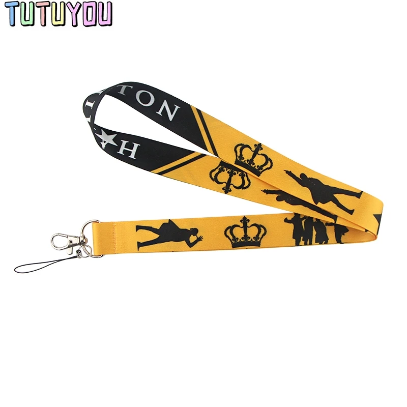 PC1237 Бродвейский музыкальный Гамильтон шейный ремешок Ремешки ID значок держатель