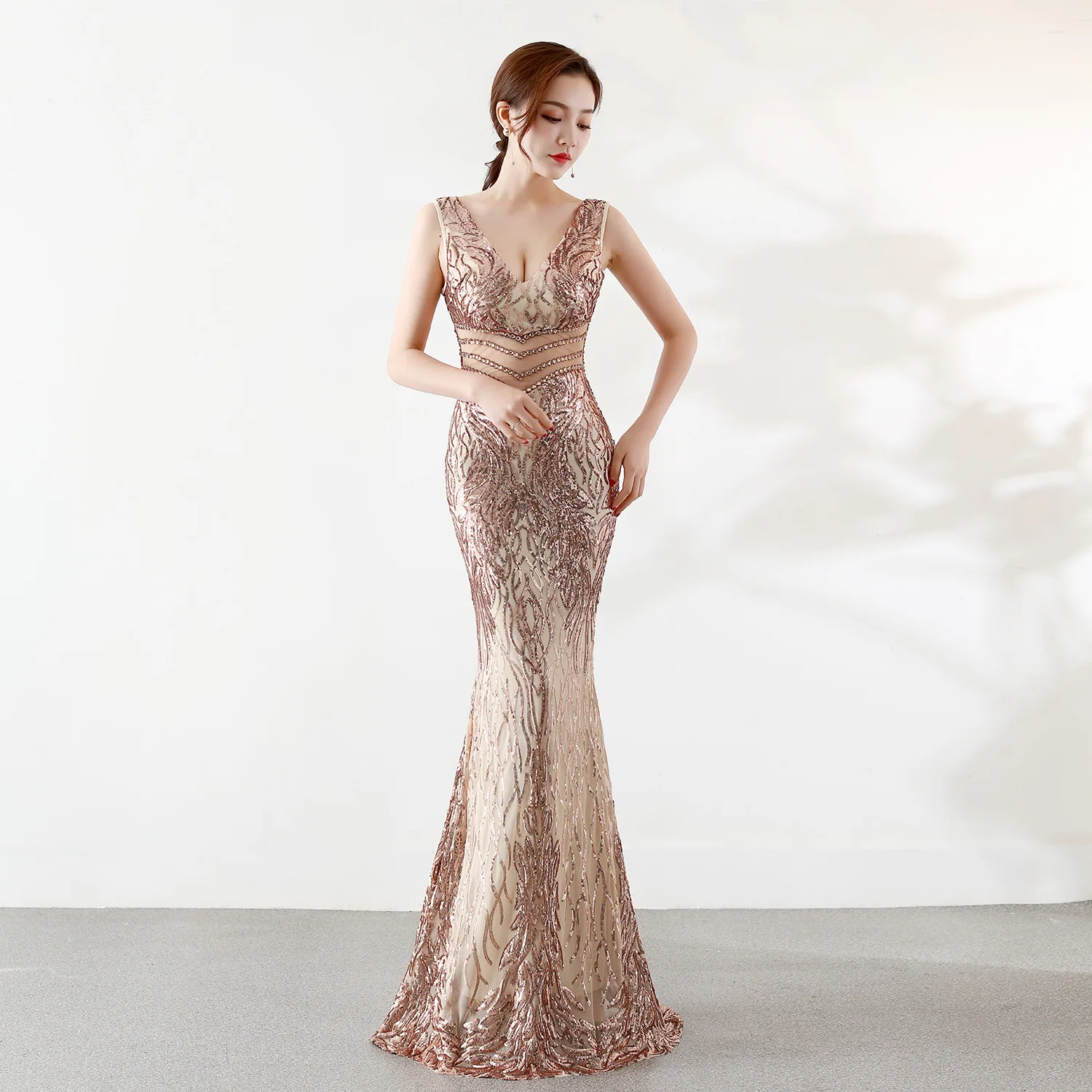 Вечернее платье для ужина вечерние дам будет проводиться в глубине v сексуальные