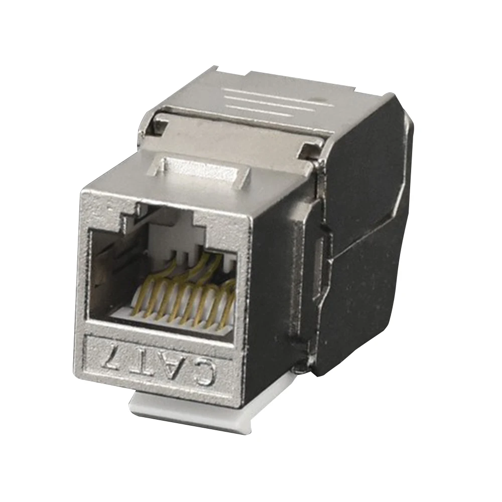 1 шт. RJ45 Cat7 Разъем 10 Гб сетевой Экранированный FTP цинковый сплав модуль Keystone Jack