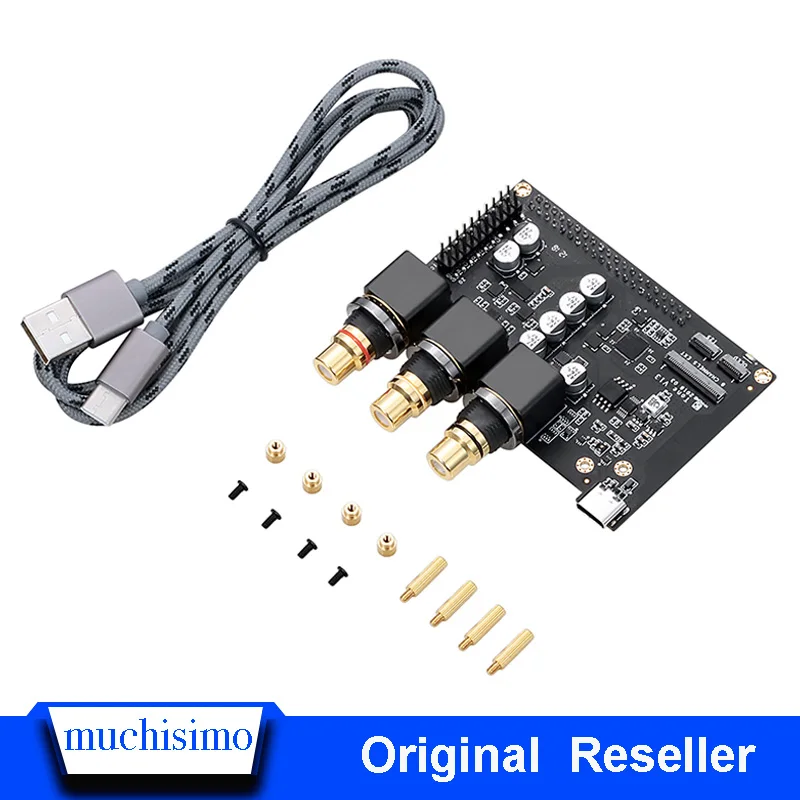 Khadas тональная плата DIY USB внешняя звуковая карта HiFi декодер звукового сигнала съемные доска для VIMS Edition с ES9038Q2M