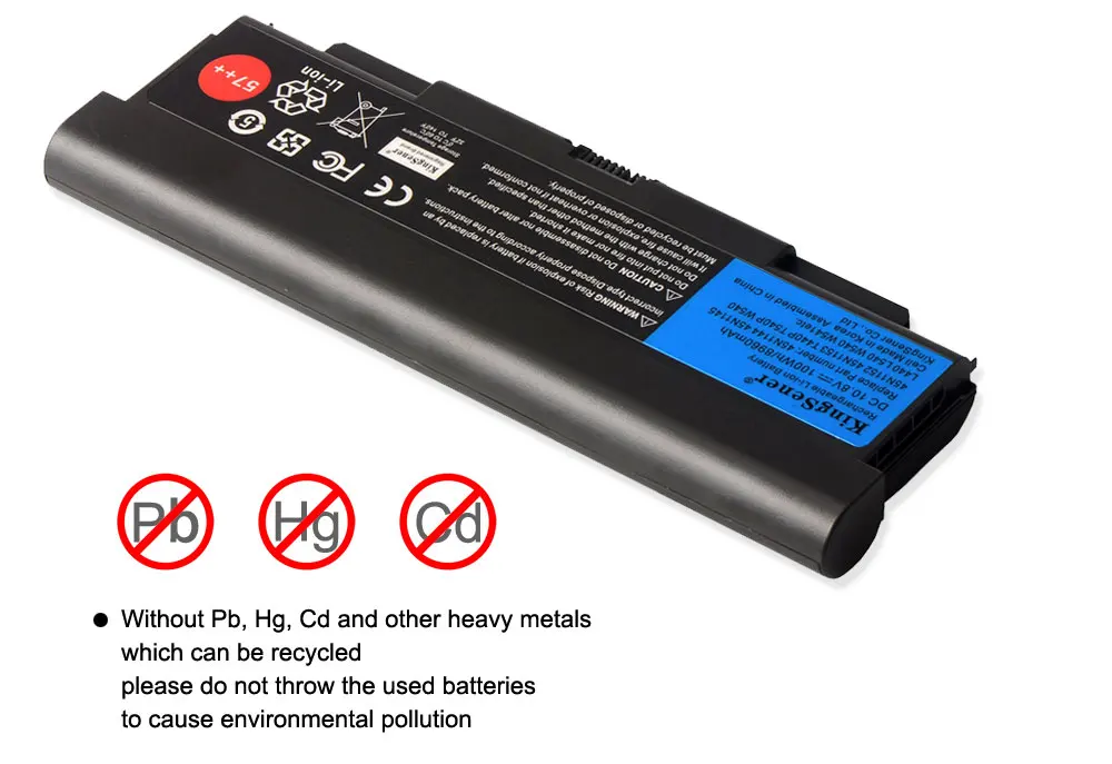Аккумулятор KingSener для ноутбука Lenovo ThinkPad T440P T540P W540 L440 L540 45N1152 45N1153 45N1149 45N1145 45N1160 57 + ++ -